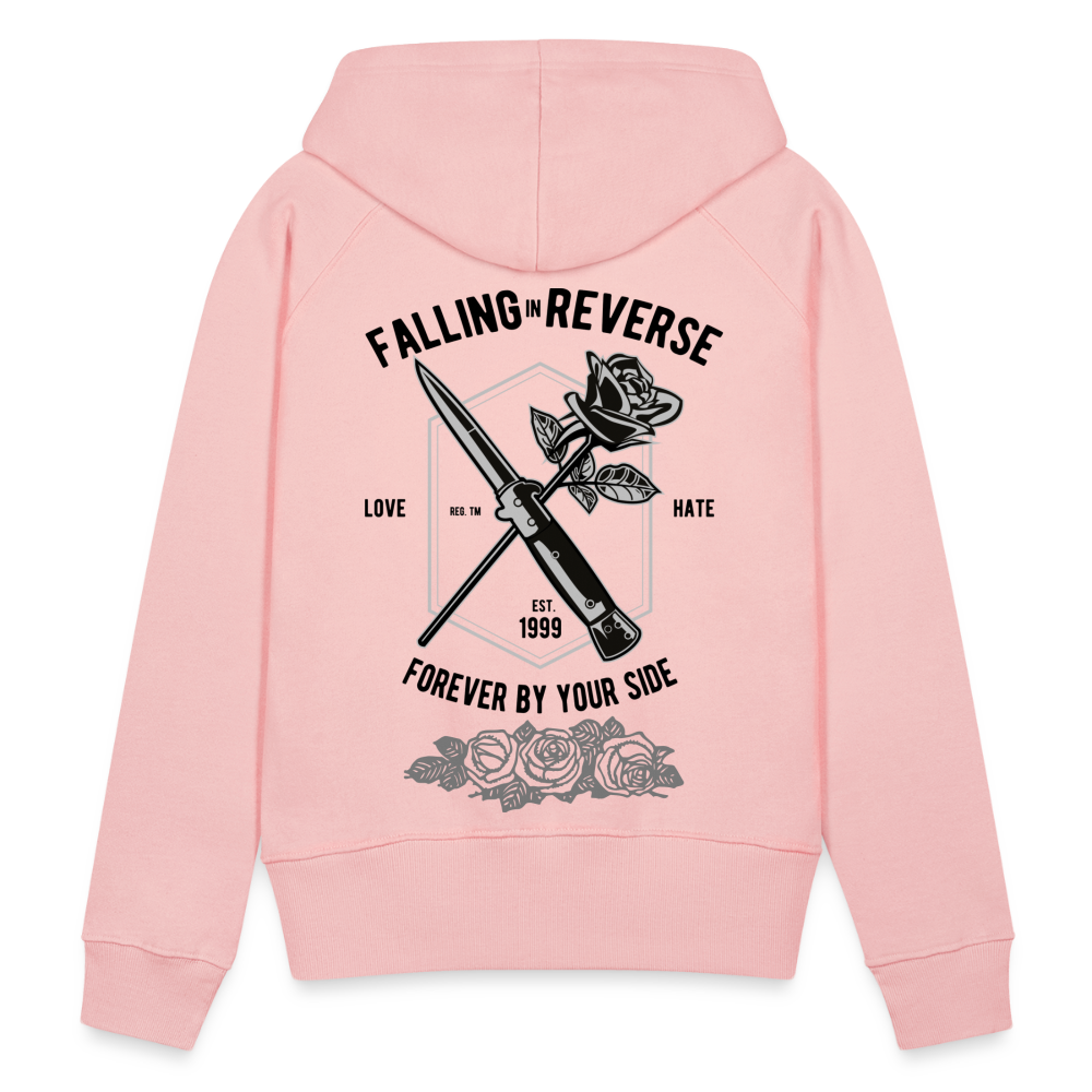 Hidden Horizon - Women’s Premium Roses Hoodie - crystal pink