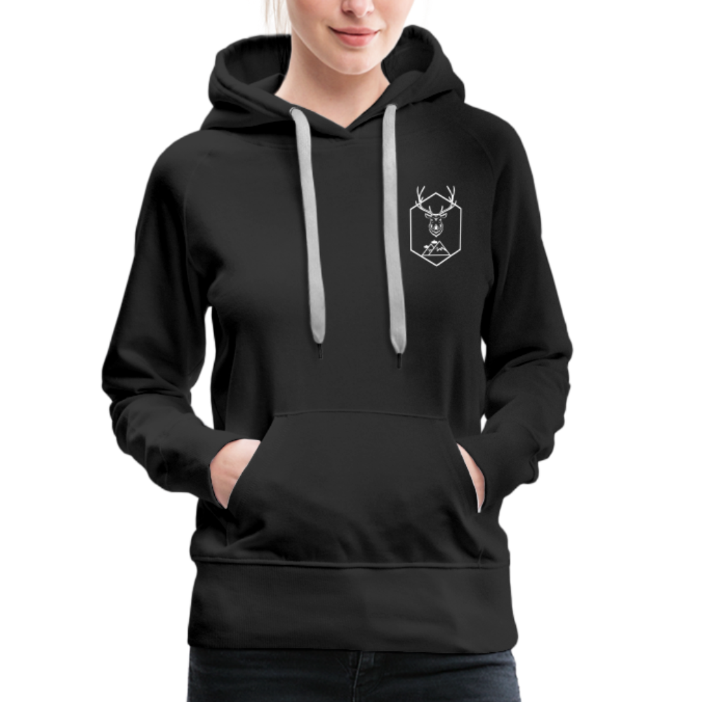 Horizon Origins Collection - Women’s Premium Deer Hoodie - black