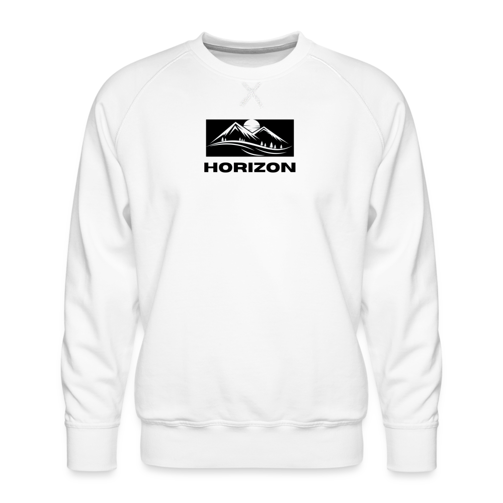 Hidden Horizon - Men’s Premium Horizon Sweatshirt - white