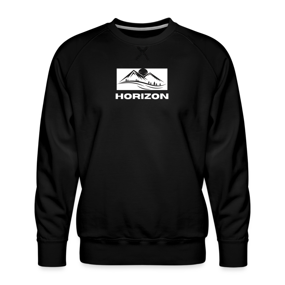 Hidden Horizon - Men’s Premium Horizon Sweatshirt (Dark) - black