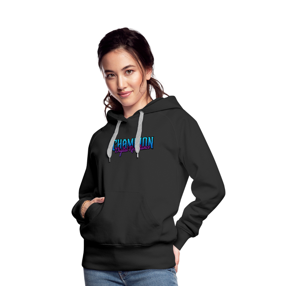 Horizon Origins Collection - Women’s Premium Digital Resistance Hoodie - black