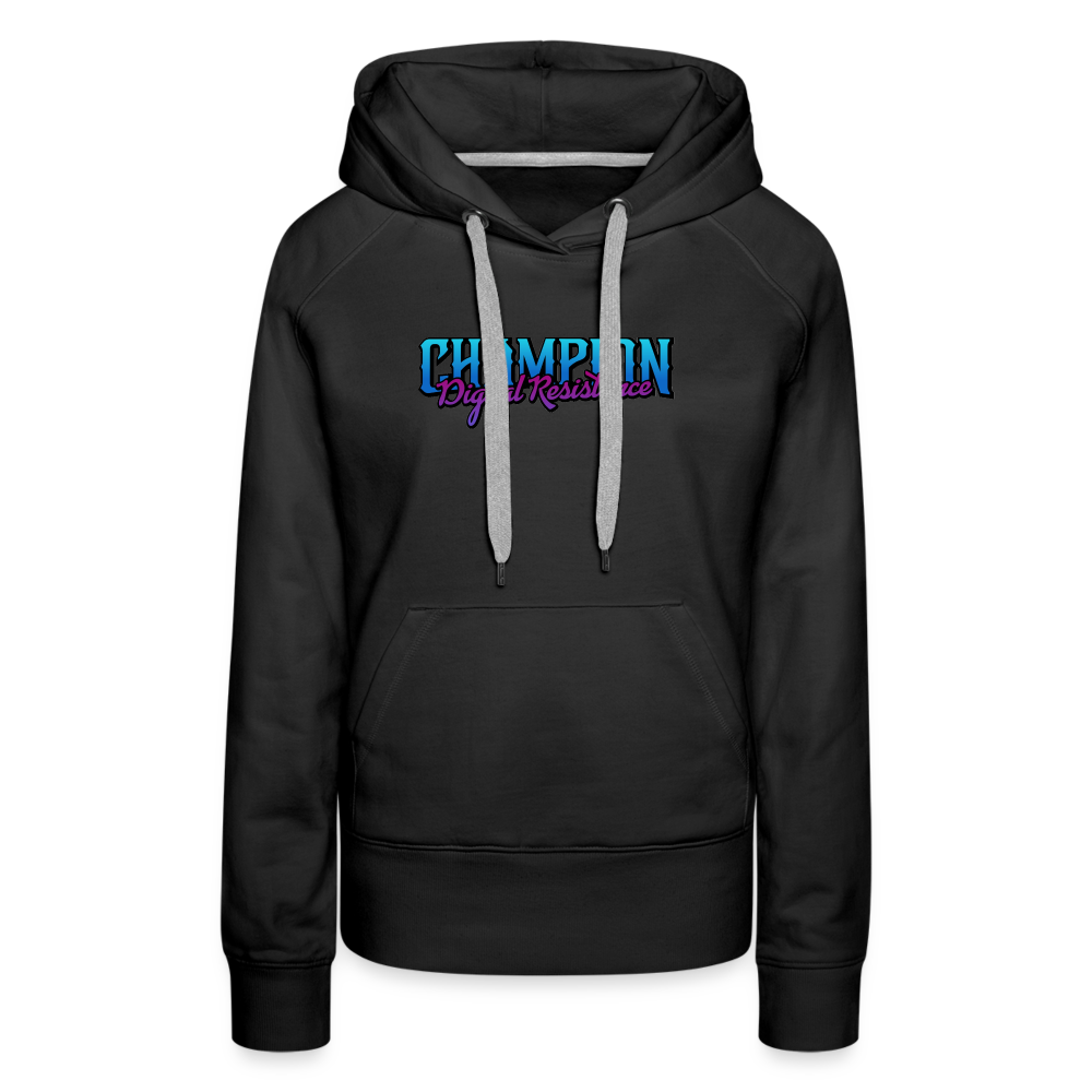 Horizon Origins Collection - Women’s Premium Digital Resistance Hoodie - black