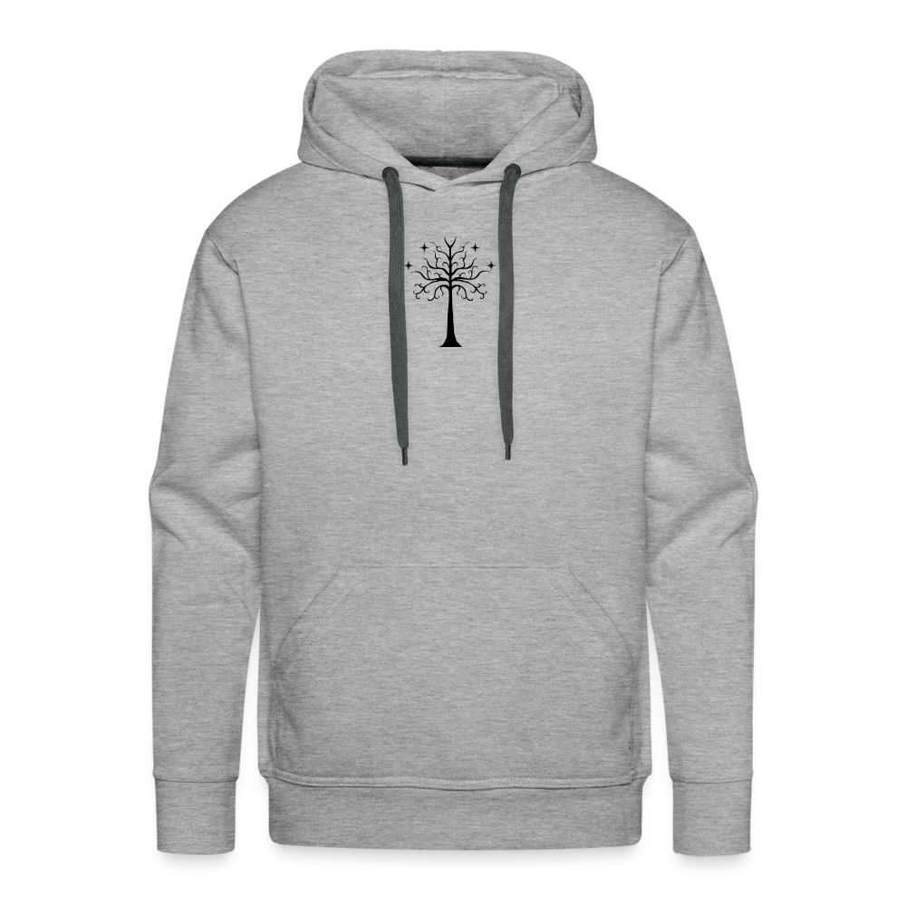 Hidden Horizon - Men’s Premium King's Tree Hoodie - heather grey