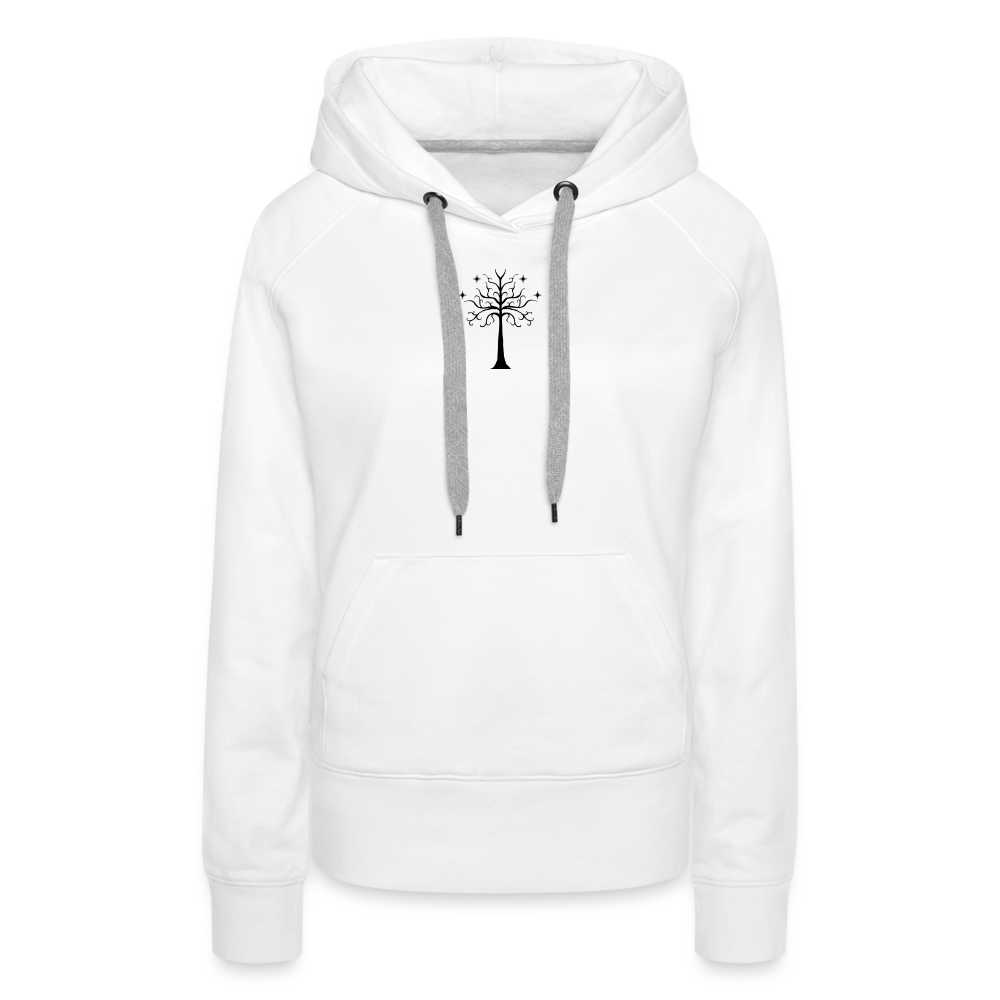 Hidden Horizon - Women’s Premium King's Tree Hoodie - white