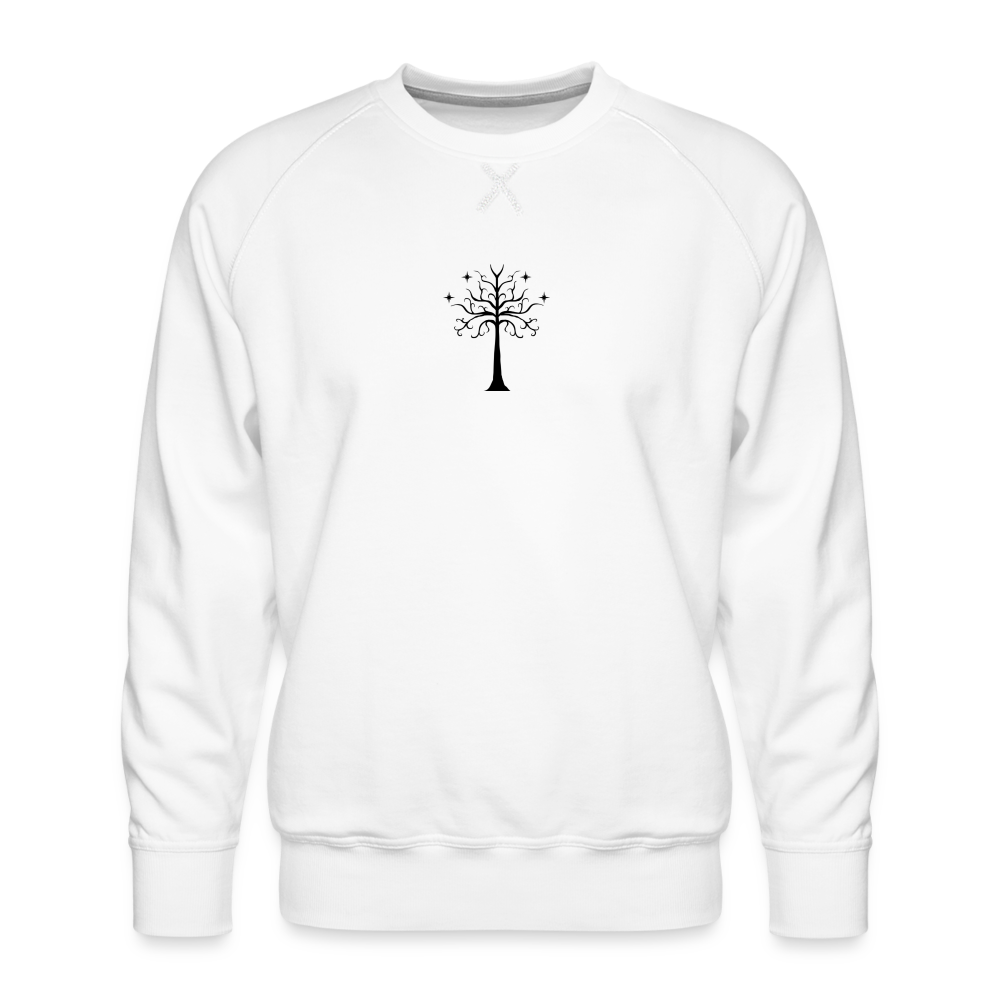 Hidden Horizon - Men’s Premium King's Tree Sweatshirt - white