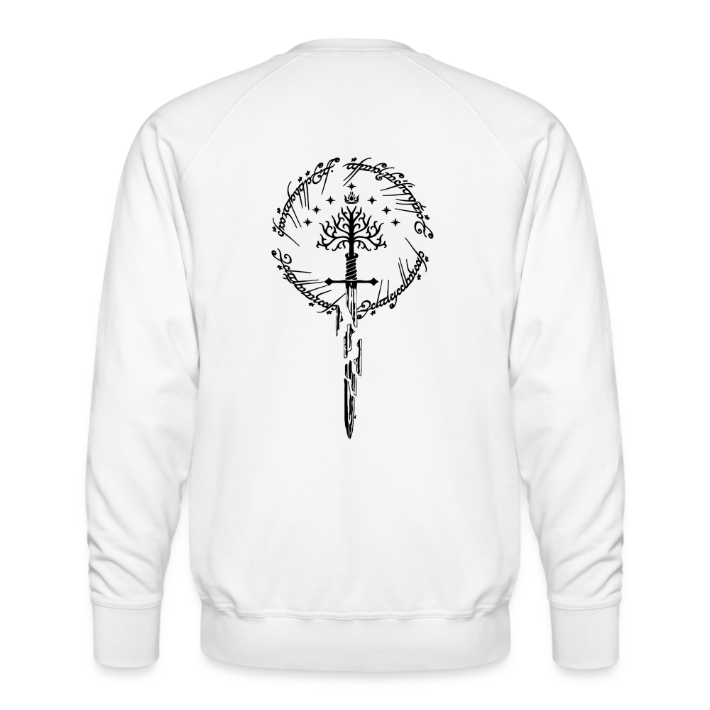 Hidden Horizon - Men’s Premium King's Tree Sweatshirt - white