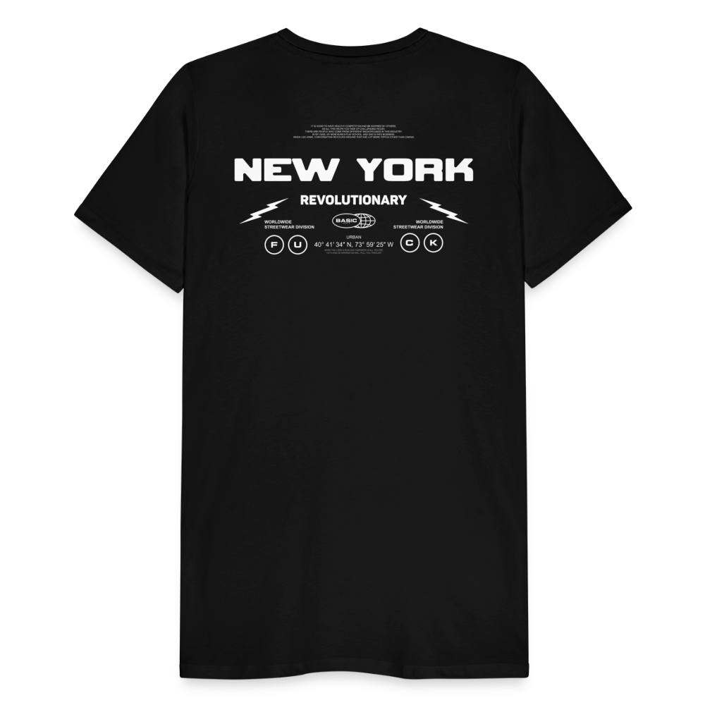 Horizon Origins - Men’s Premium New York T-Shirt - black